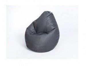 Кресло-мешок Груша велюр темно - серое большое в Одинцово - odincovo.ok-mebel.com | фото